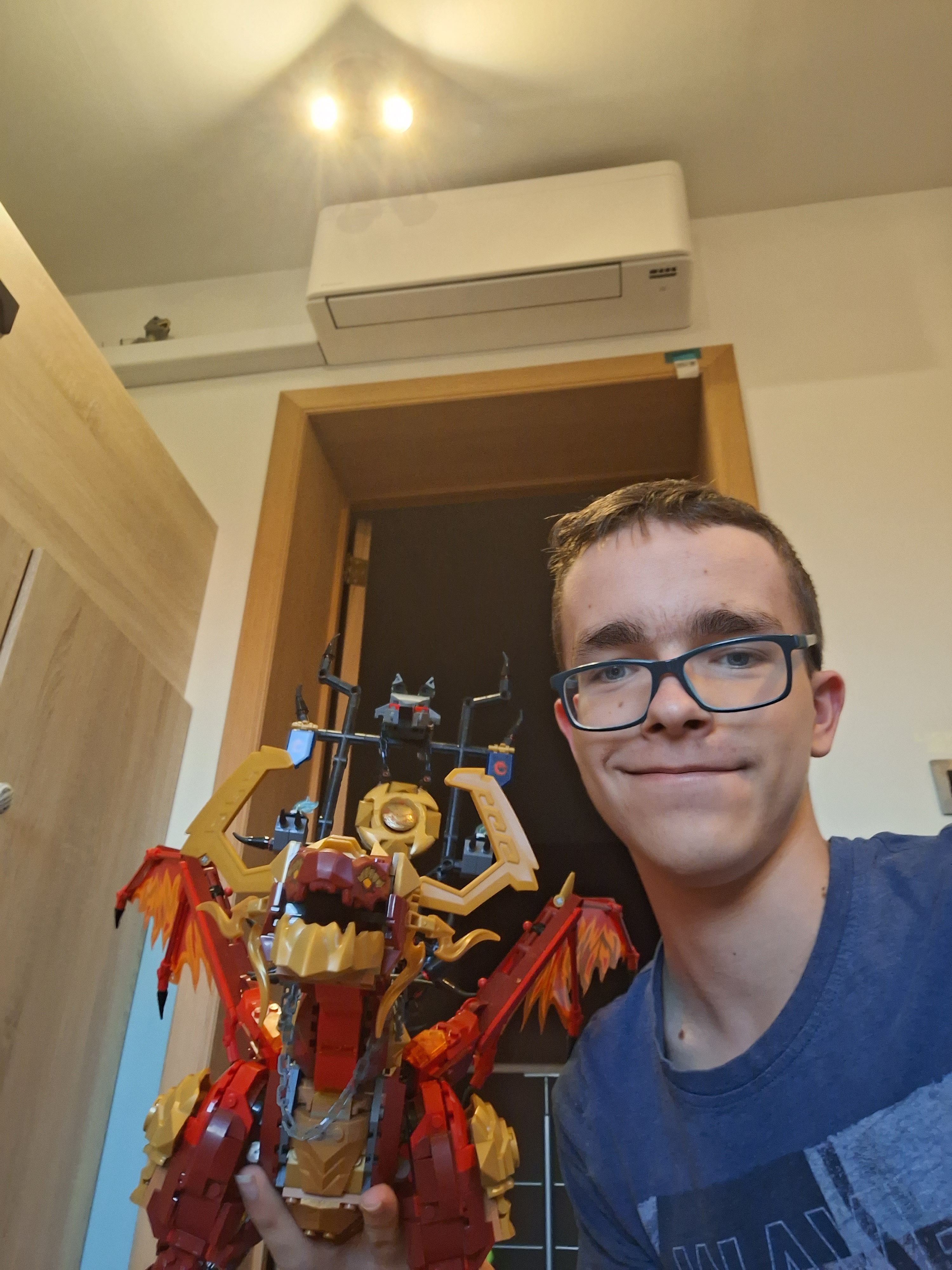 Ik met mijn lego